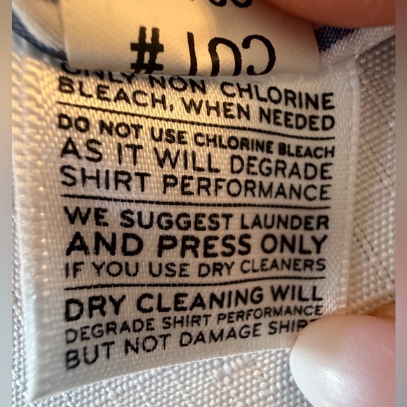 MIZZEN & MAIN MEN'S LEEWARD BLUE & WHITE STRIPE SHIRT SIZE MEDIUM TRIM FIT - Picture 9 of 10